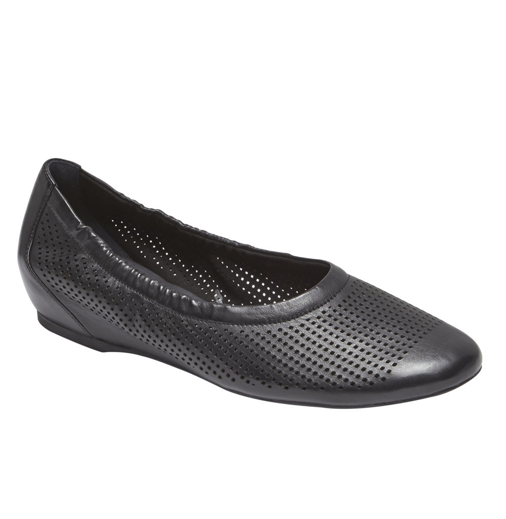 Slip-Ons Rockport Mujer Mexico - Total Motion Perf Luxe Negros - IWVRY7462